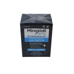 Olismo 5% Minoxidil w/ Biotin Hair & Beard Growth Spray 2 x 1 floz
